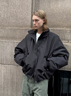 EMP 90白鸭绒立领宽松工装羽绒服男冬季防风保暖飞行员夹克外套