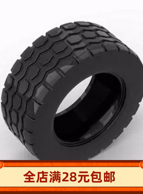 小颗粒积木MOC 52985 68.7x27mm轮胎拼装玩具零配件搭配56908轮毂