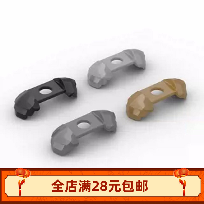 小颗粒积木MOC 37614 骑士铠甲 盔甲肩甲 铁匠铺 人仔零配件DIY