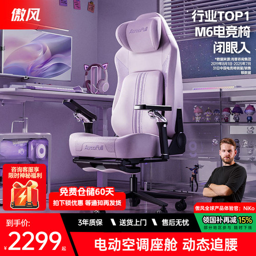 [星紫配色]傲风M6专业版电竞椅