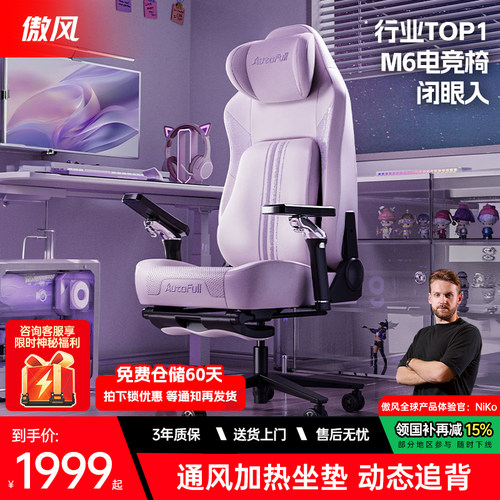 [星紫配色]傲风M6专业版电竞椅