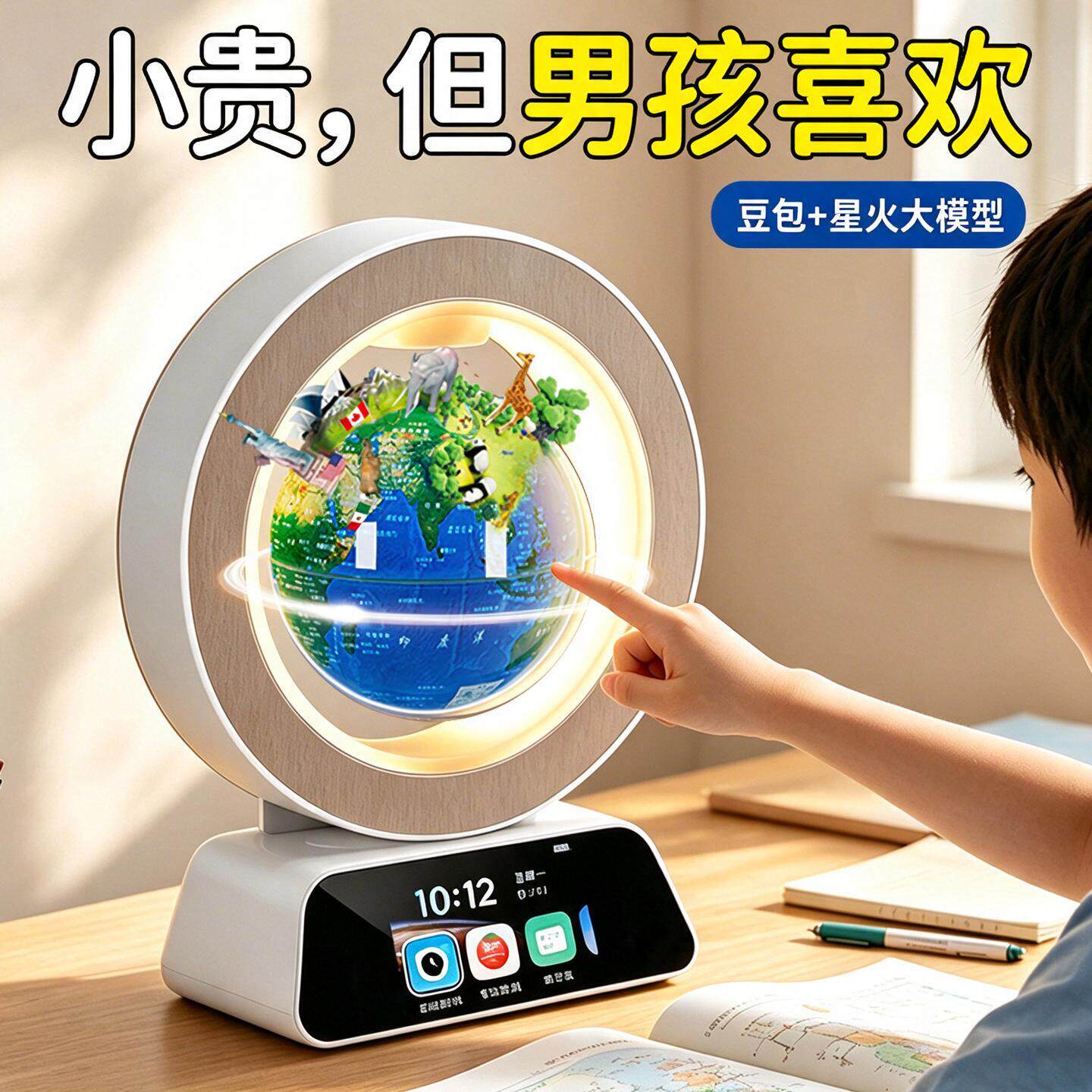 智能磁悬浮地球仪生日礼物男孩子儿童12岁6小男童10十8实用的玩具