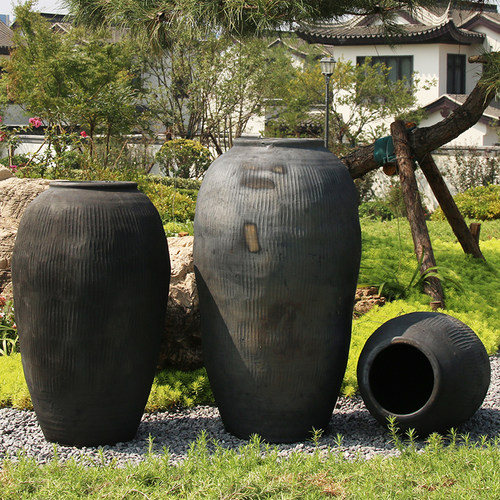 老式翁缸粗陶复古大款景观园林