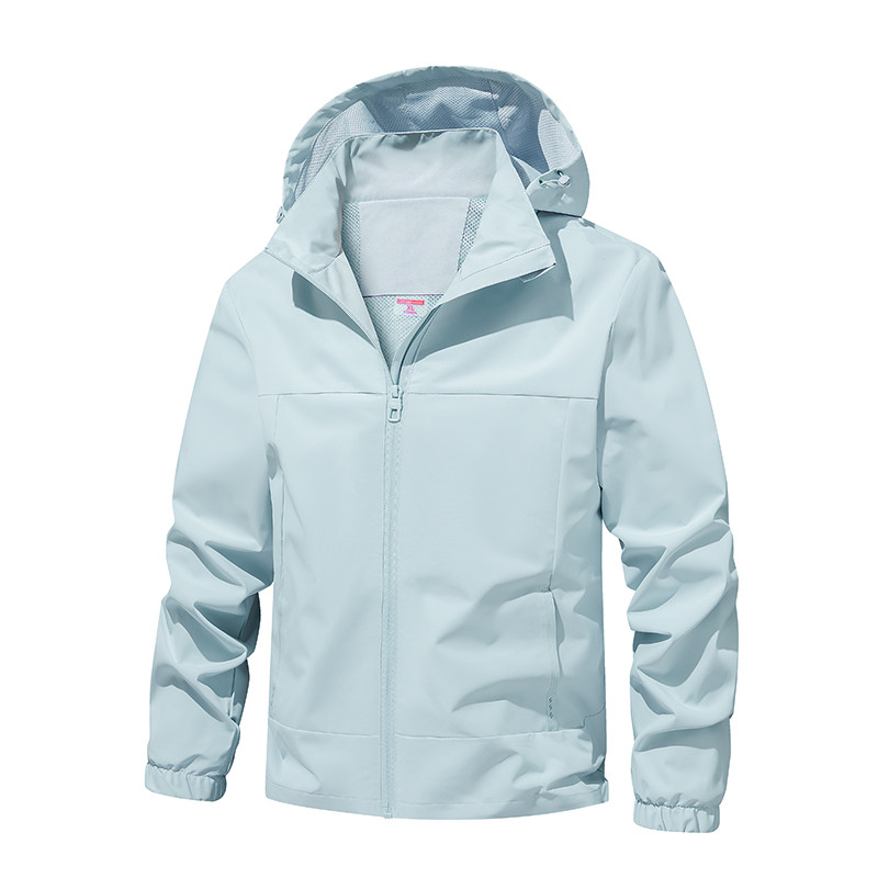 春秋冲锋连帽工装夹克外套男春秋季痞帅防风户外登山机能上衣外套