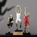 饰品 篮球摆件创意简约现代运动雕塑家居玄关酒架男孩卧室足球装