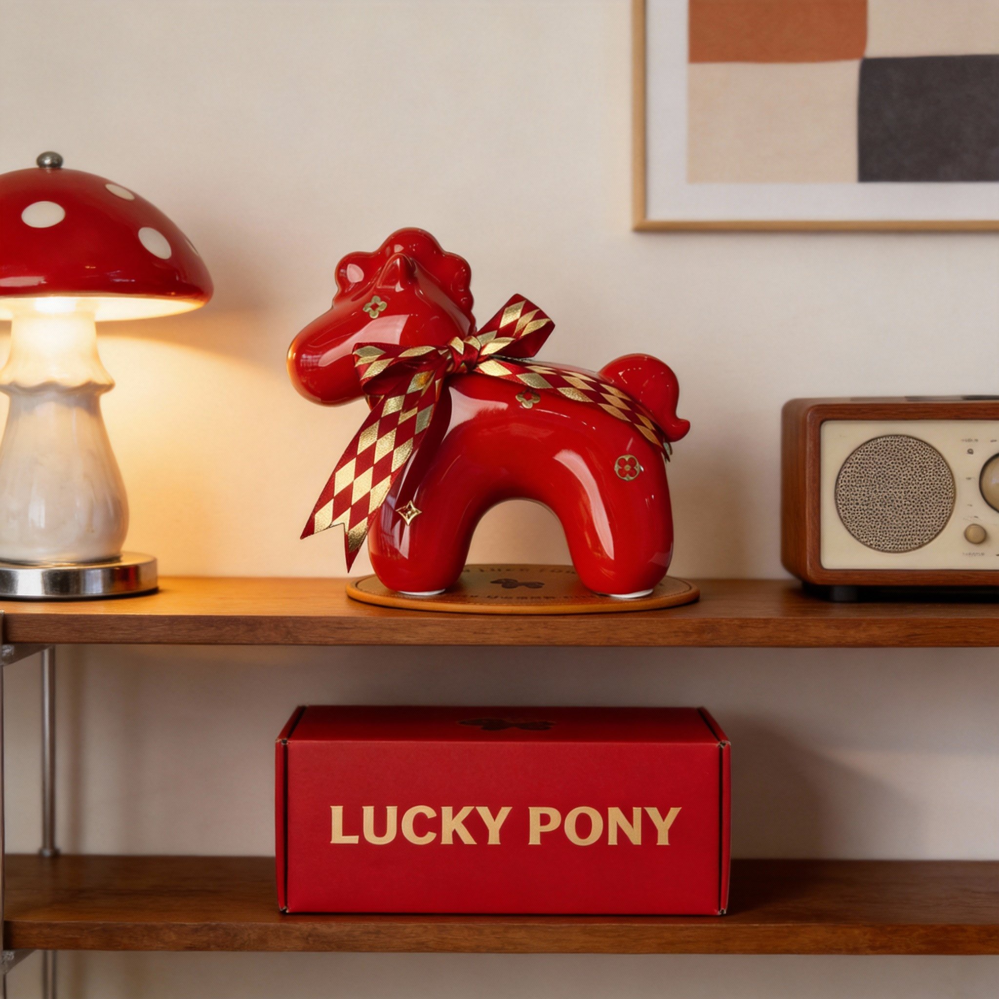 马年桌面摆件客厅玄关装饰轻奢高档创意工艺品乔迁过年新年礼物,家居饰品,桌面摆件,淘宝优惠券,粉丝福利购,淘宝优惠卷