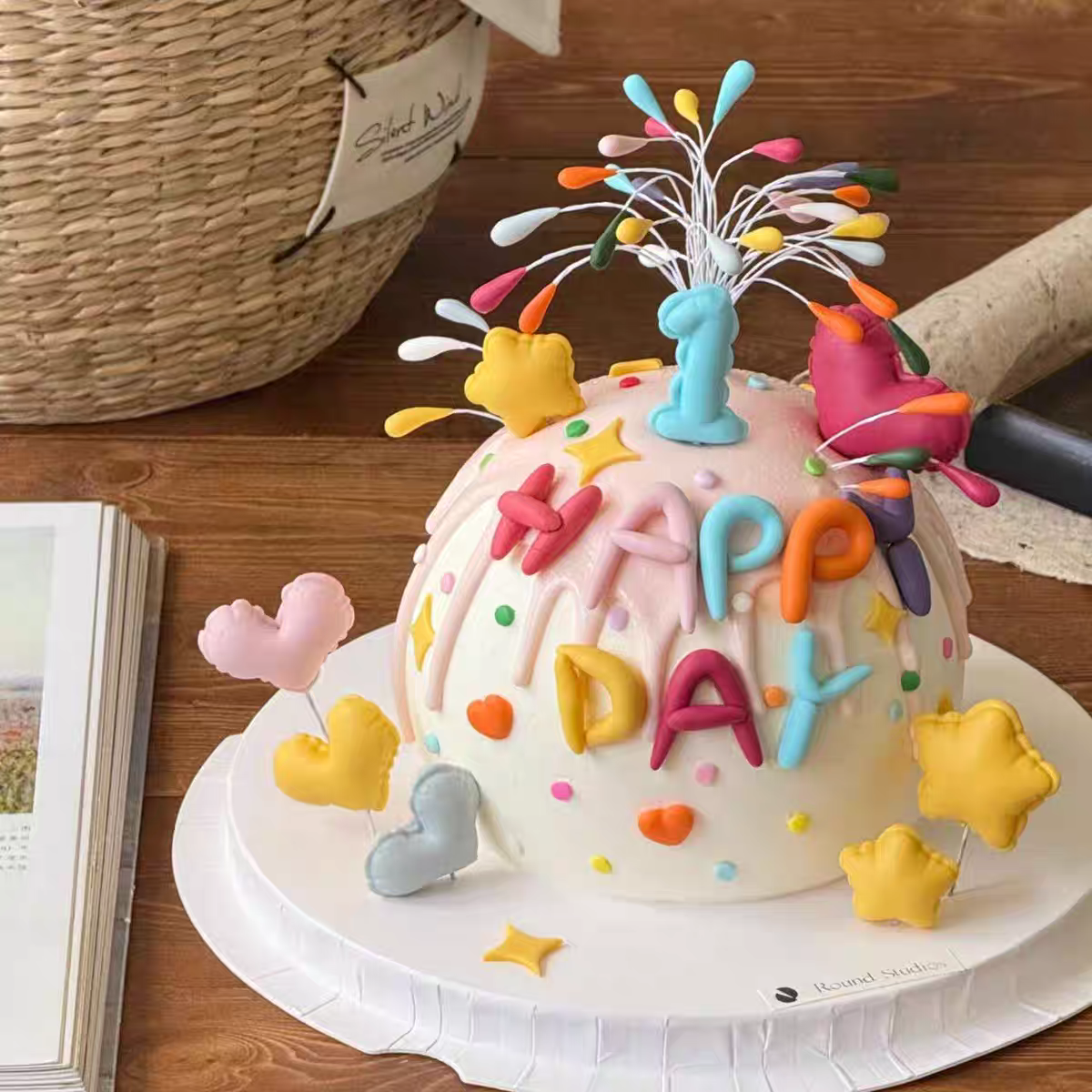 网红彩色礼花周岁字母气球爱心烘焙翻糖模具蛋糕装饰儿童男孩女孩,节庆用品/礼品,节日装扮用品,淘宝优惠券,粉丝福利购,淘宝优惠卷