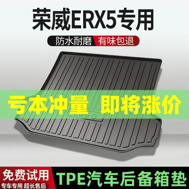 适用荣威ERX5后备箱垫汽车内饰改装配件装饰TPE防水尾箱垫用品