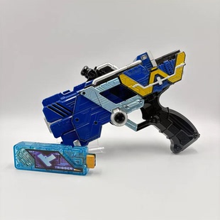 国产假面骑士W双骑DX扳机枪＋颅骨记忆体变身枪武器板机枪大叔