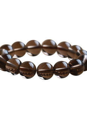 水晶单圈情侣原石手串佛珠