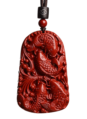 正品官方旗舰店锦鲤原矿保真朱砂