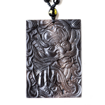 黑驴蹄子吊坠项链本命年挂件