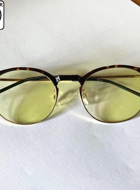 黄色镜片眼镜防蓝光电脑镜防辐射护目镜安叶光学近视镜防控 AN E