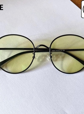 黄色镜片眼镜抗蓝光电脑镜防辐射青少年视力防控近镜安叶光学AN E