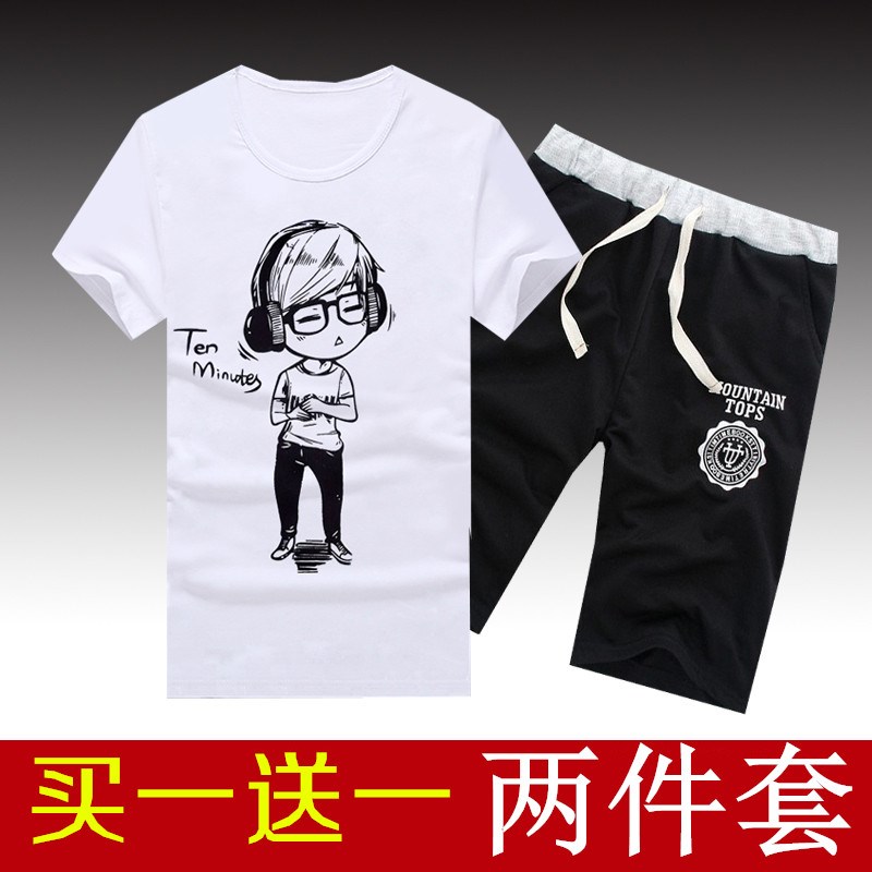 10大童11男孩子12初中小學生13夏天短袖t恤14衣服裝15歲兩件套裝