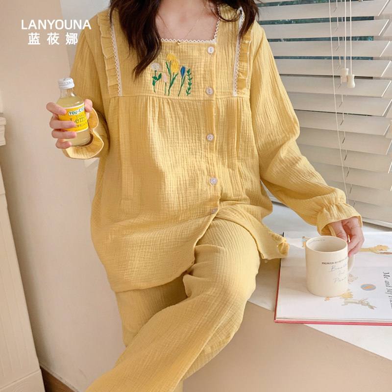 月子服3月份4夏季纯棉纱布孕妇产后哺乳睡衣O春秋薄款产妇喂奶套,孕妇装/孕产妇用品/营养,家居服套装,淘宝优惠券,粉丝福利购,淘宝优惠卷