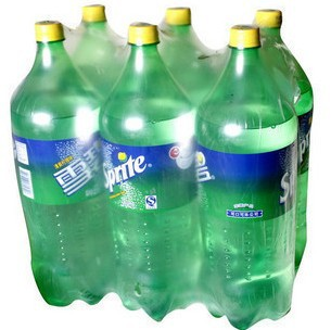 可口可乐碳酸饮料 大桶装雪碧 2l*6桶整箱