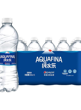百事可乐纯水乐550mlx24瓶装饮用纯净水塑包随机发货
