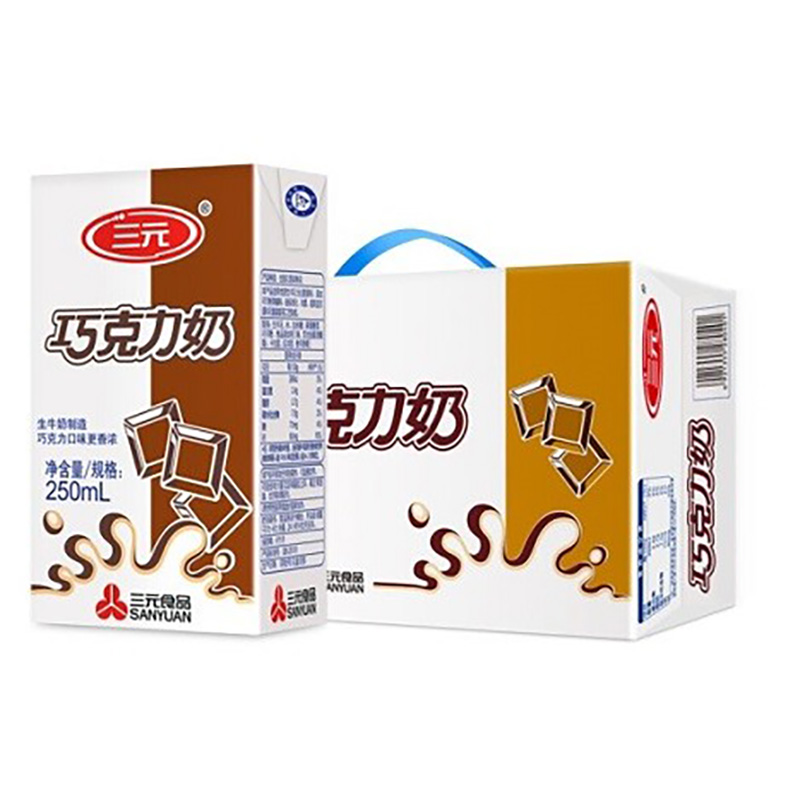 三元巧克力牛奶整箱醇香早餐奶