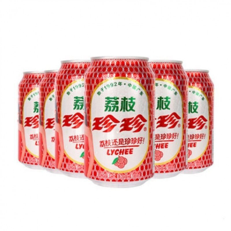 珍珍荔枝果味型汽水330ml