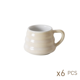 爱陶乐官方[直身型] 110ml土耳其咖啡杯单杯单碟 批发装 6只装