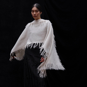 牧民网羽冠围巾 Norlha诺乐 26春夏 牦牛绒