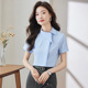 衬衣女设计感夏季 套装 新款 衬衫 裙 职业经理通勤工作服面试正装 短袖