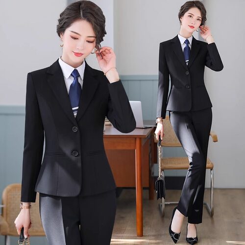 高端工装酒店前台工作服西服外套