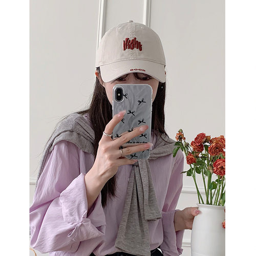 韩国2024年新款美式复古字母潮流