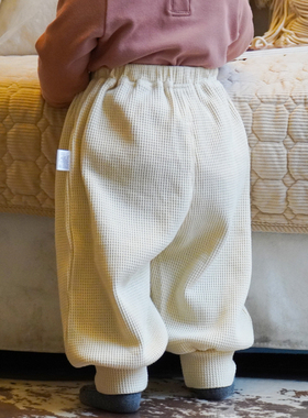 婴儿PP裤春秋款宝宝大屁屁裤可爱男女儿童长裤新生儿衣服外穿裤子