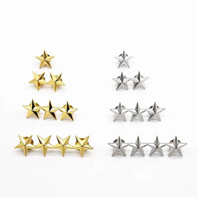 男士五角星韩版小皇冠徽章装饰