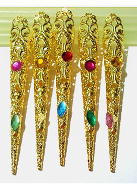 千手观音古装印度孔雀舞蹈指甲套