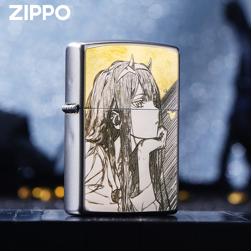 ZIPPO正版零二动漫防风打火机