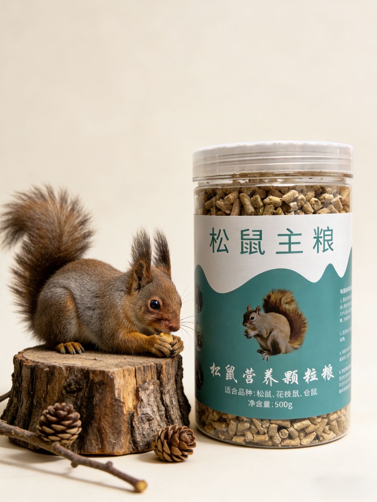 松鼠粮食黄山主食坚果幼崽吃的食物零食用品饲料套餐专用粮图片