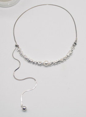 其他合金金属蛇骨链女高级感项链