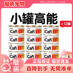 阿飞和巴弟猫罐头icanmini主食罐头 全价阿飞与巴弟猫咪补水湿粮