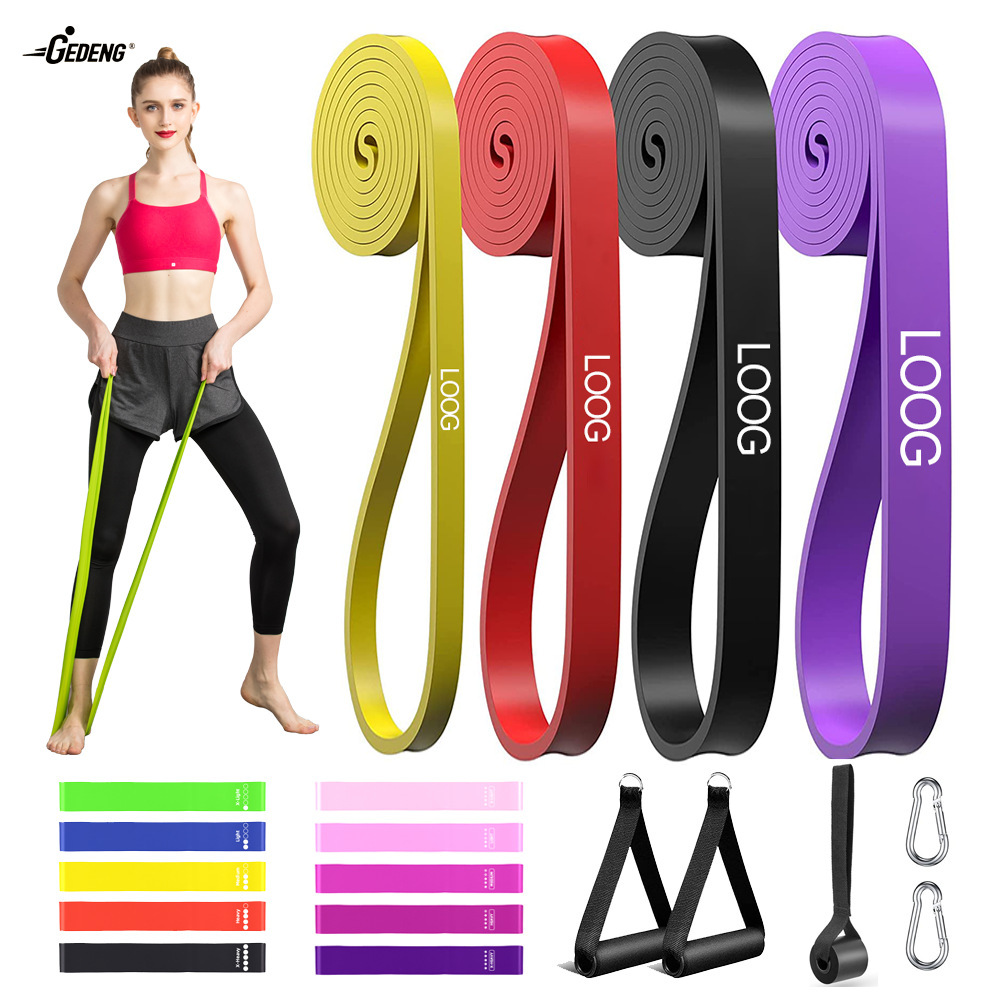Latex Resistance Band Stretching Fitness Elastic Band拉力带