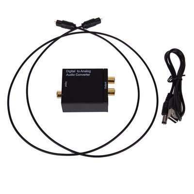 Digital to Analog Audio Converter Adapter RCA Cable Optical