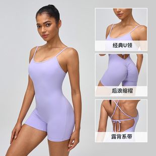 piece yoga one suit连体瑜伽服女健身衣 shorts Women