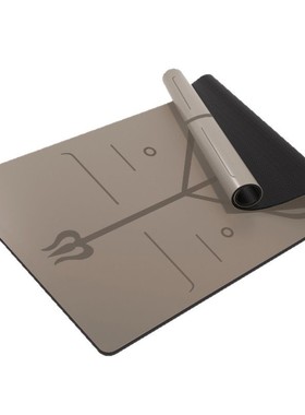 High end yoga mat PU+rubber fitness mat widened dance mat