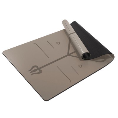 High end yoga mat PU+rubber fitness mat widened dance mat