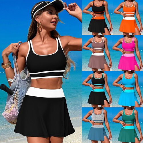 2026 bikini Hot Spring Women 's Beach Sports skirt沙滩运动裙