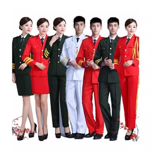升旗手服装护卫队礼服仪仗队礼兵服乐队演出服护旗手服装合唱团