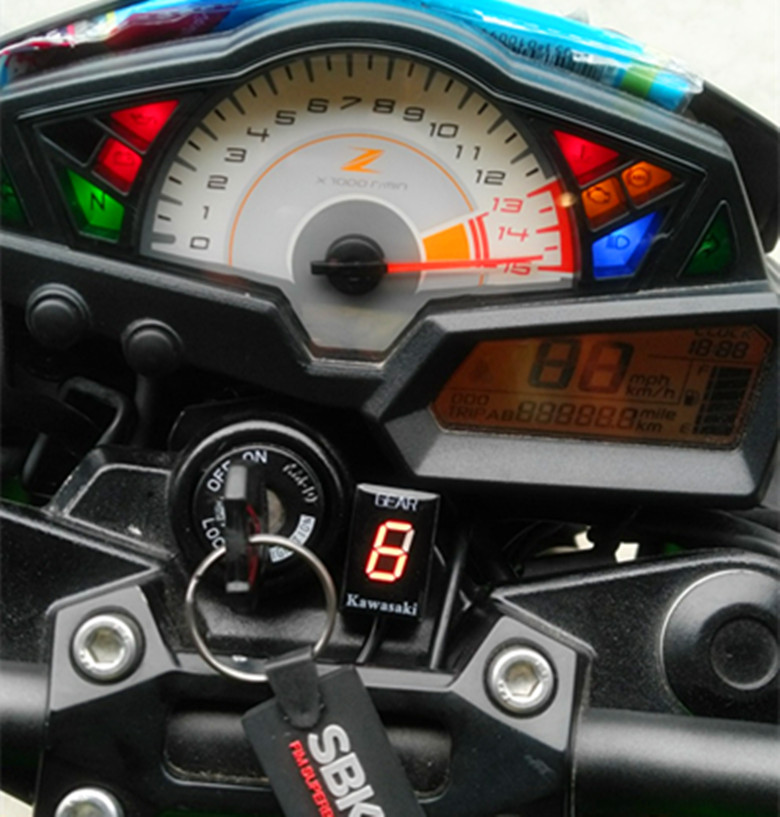川崎Z300/Z800E/Z1000SX/Z250SL改装专用档位显示器加 挡位显示屏