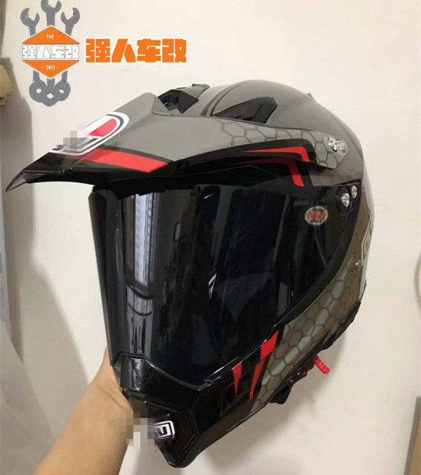 摩托车头盔拉力越野盔AX8多功能全盔四季秋冬适用坦克永恒摩雷士