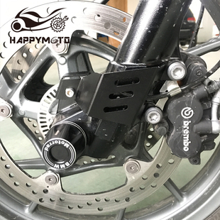 适用宝马F750/850前轮防摔球棒胶/ABS开关换档辅助器保护罩护板壳