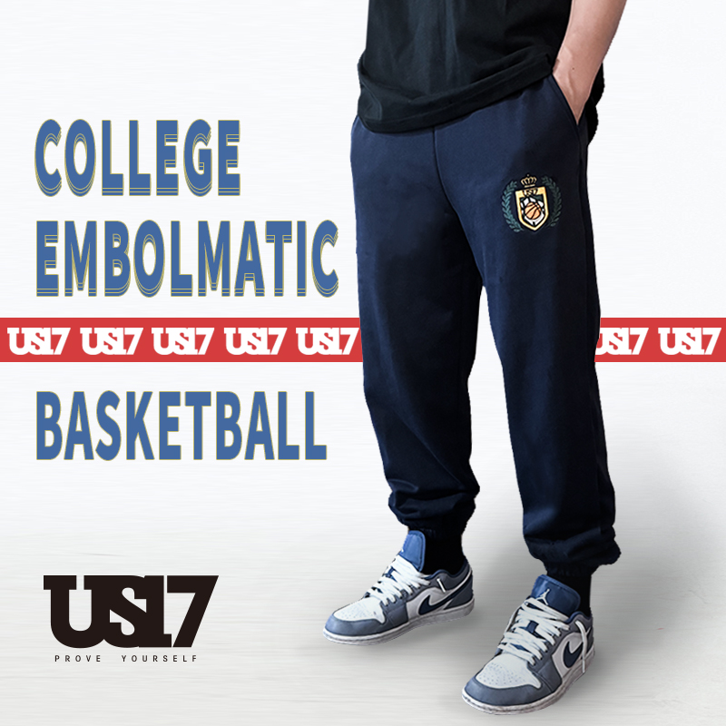 Us17徽章系列卫裤新品刺绣卫裤