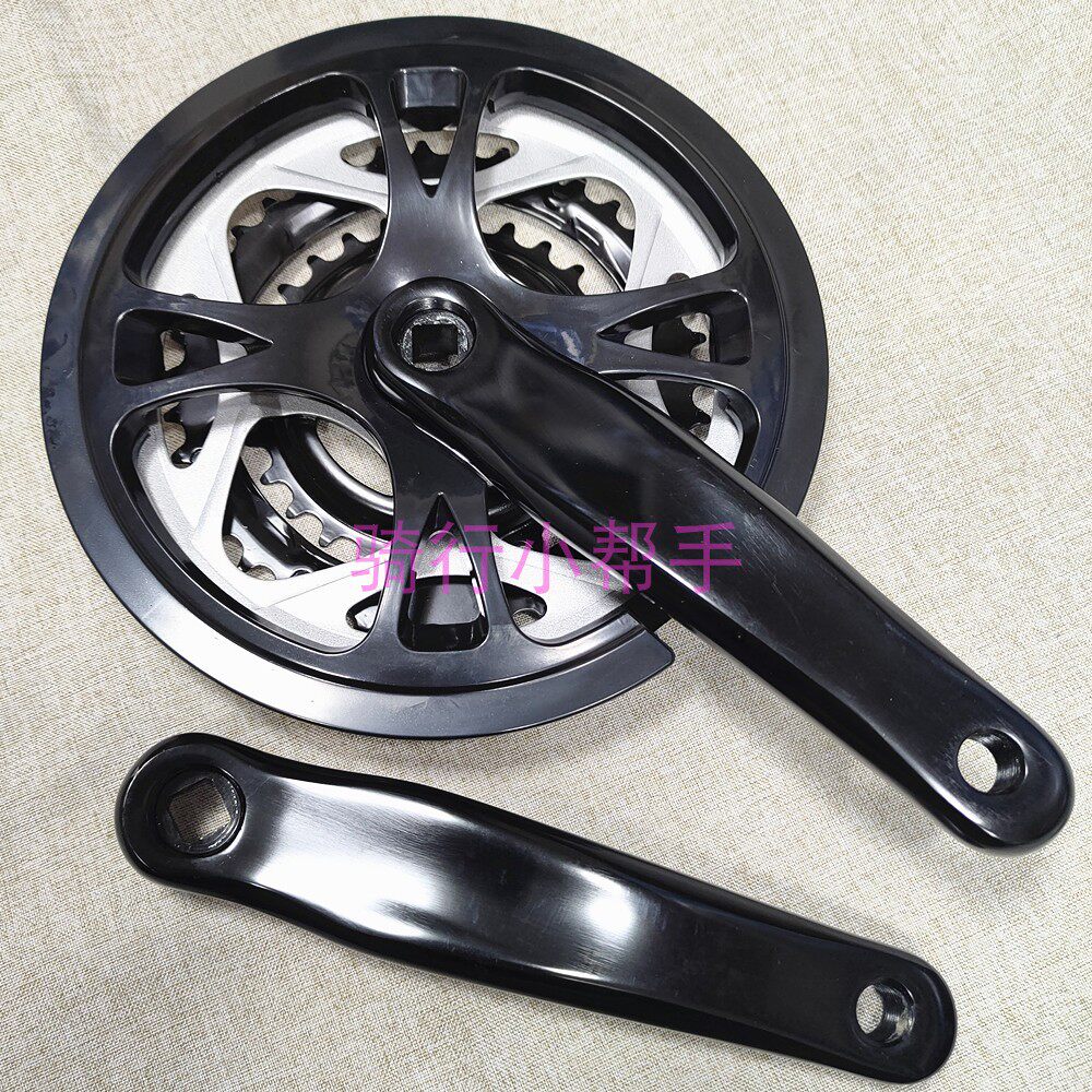 捷安特原厂配件 山地自行车方孔牙盘齿盘 48/38/28齿三盘170曲柄