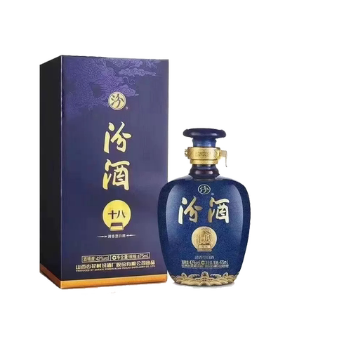 汾酒42度十八罗汉475ml单瓶礼盒装山西杏花村清香型粮食白酒