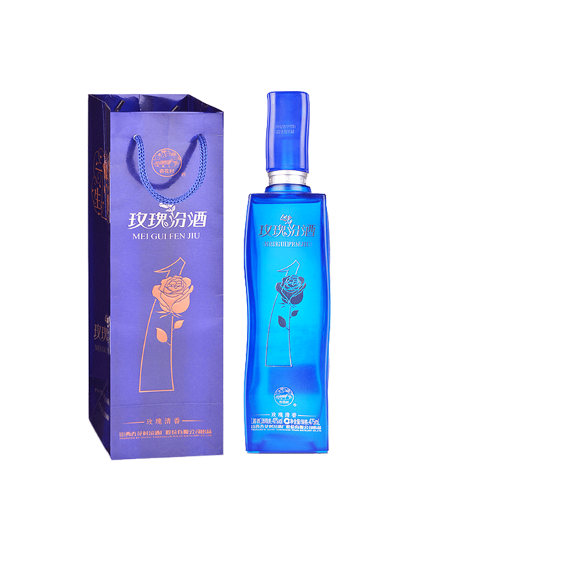 汾酒 蓝玫瑰汾酒 475ml 玻瓶 山西汾酒 露酒,酒类,白酒/调香白酒,淘宝优惠券,粉丝福利购,淘宝优惠卷